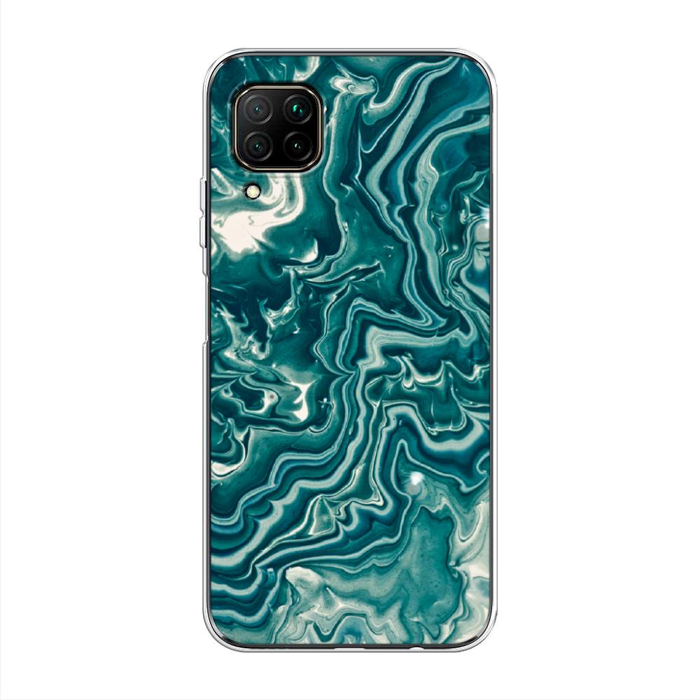 

Чехол Awog на Huawei P40 Lite "Минералы 4", Голубой, 611650-3