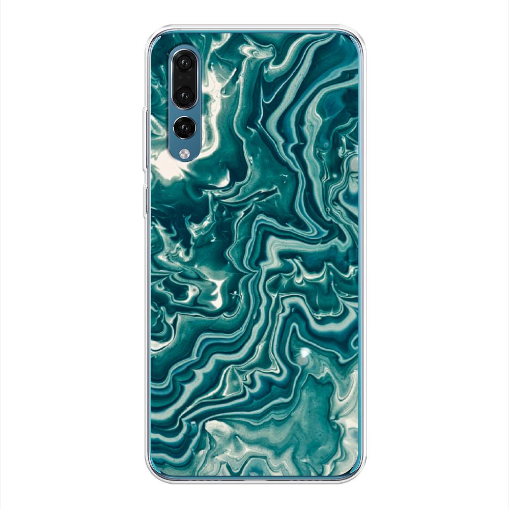 

Чехол Awog на Huawei P20 Pro "Минералы 4", Голубой, 65050-3