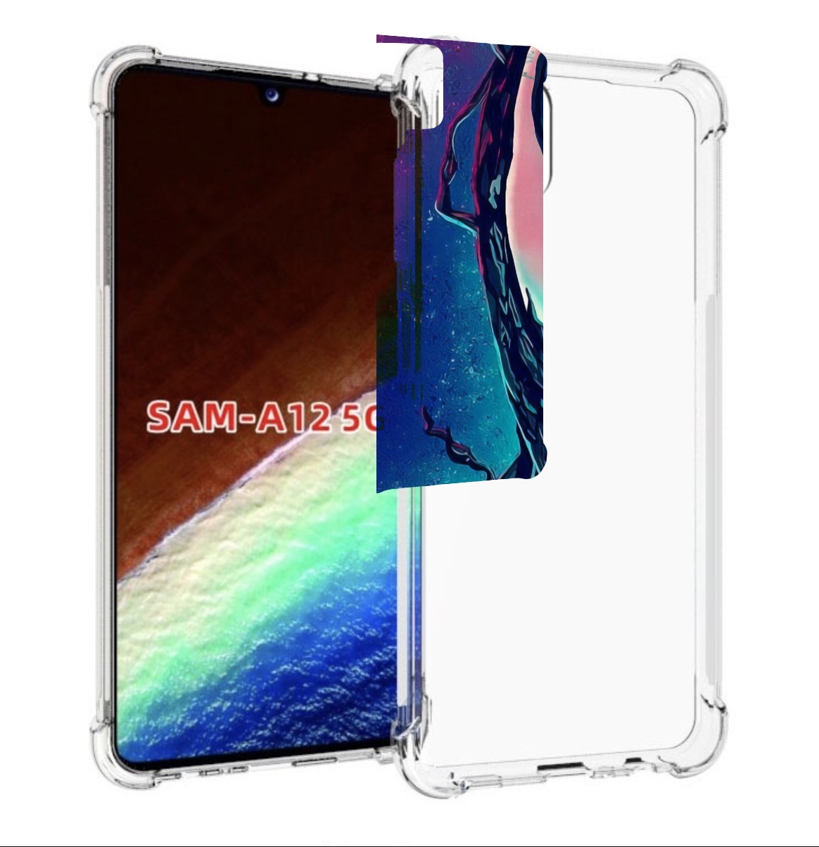 

Чехол MyPads полу веном для Samsung Galaxy A12 (SM-A125F) 2020/21/A12 Nacho SM-A127F, Прозрачный, Tocco