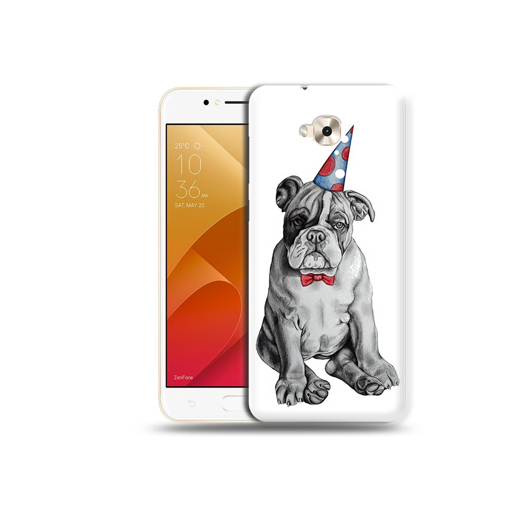 

Чехол MyPads Tocco для Asus ZenFone Live (ZB501KL) праздничный щенок (PT109094.653.554), Tocco