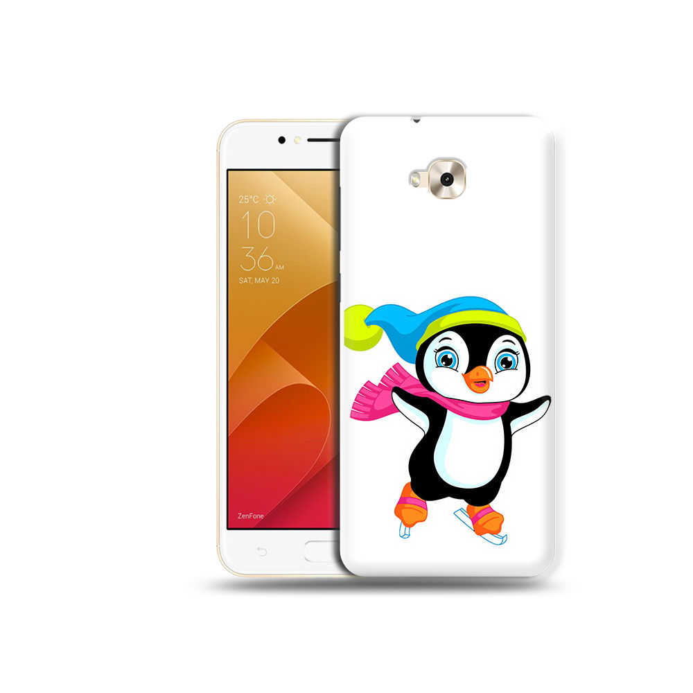 

Чехол MyPads Tocco для Asus ZenFone Live (ZB501KL) пингвин на коньках (PT109094.653.540), Tocco