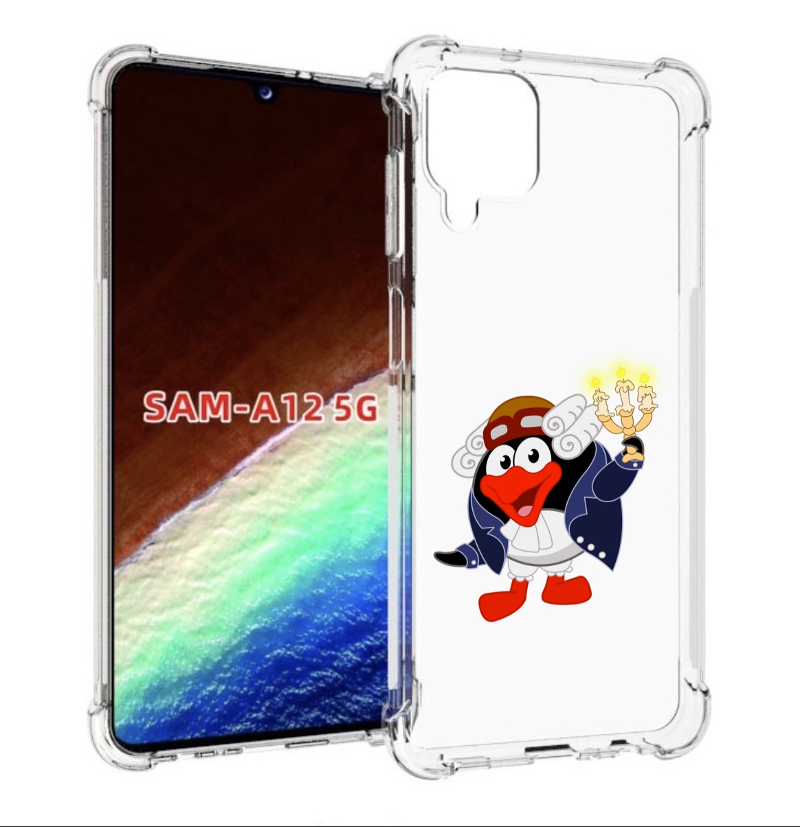 

Чехол MyPads пин-графф для Samsung Galaxy A12 (SM-A125F) 2020/21/A12 Nacho SM-A127F, Прозрачный, Tocco
