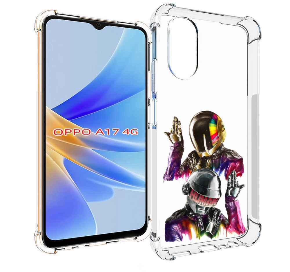 

Чехол MyPads диско космонавты для OPPO A17, Прозрачный, Tocco