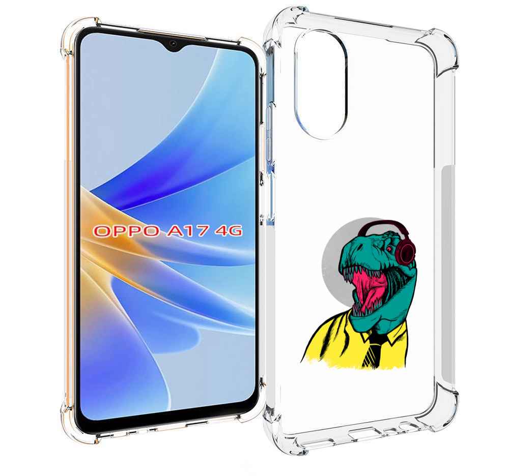 

Чехол MyPads дино для OPPO A17, Прозрачный, Tocco