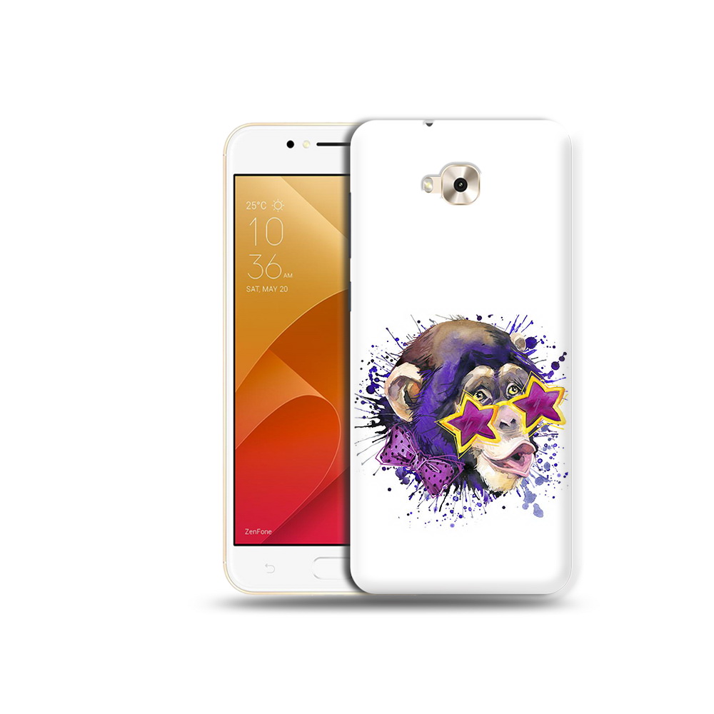

Чехол MyPads Tocco для Asus ZenFone Live (ZB501KL) обезьяна в очках (PT109094.653.524), Tocco