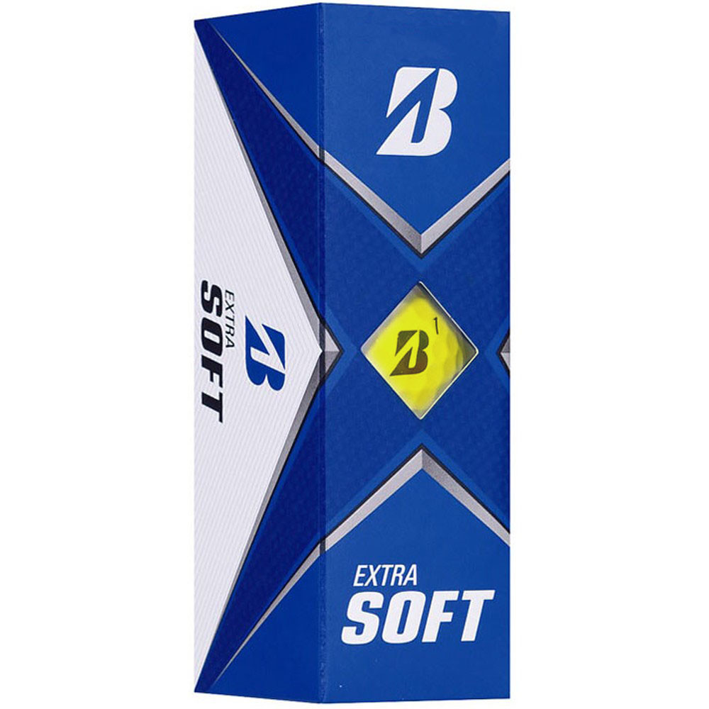 Мяч для гольфа Bridgestone Extra Soft BGBX1YXJE, упак. 3шт., желтый