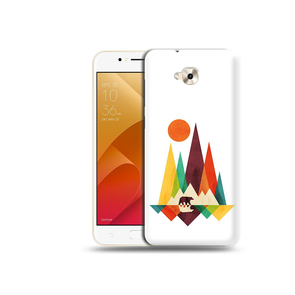 

Чехол MyPads Tocco для Asus ZenFone Live (ZB501KL) нарисованные горы с медведем, Tocco