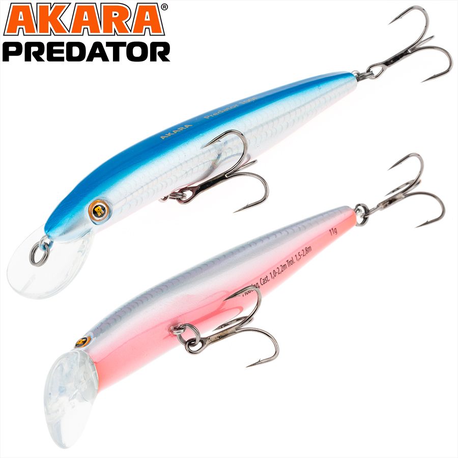 

Воблер Akara Predator 125F 21гр 3/4 oz 5,0 in A63, Разноцветный, Predator