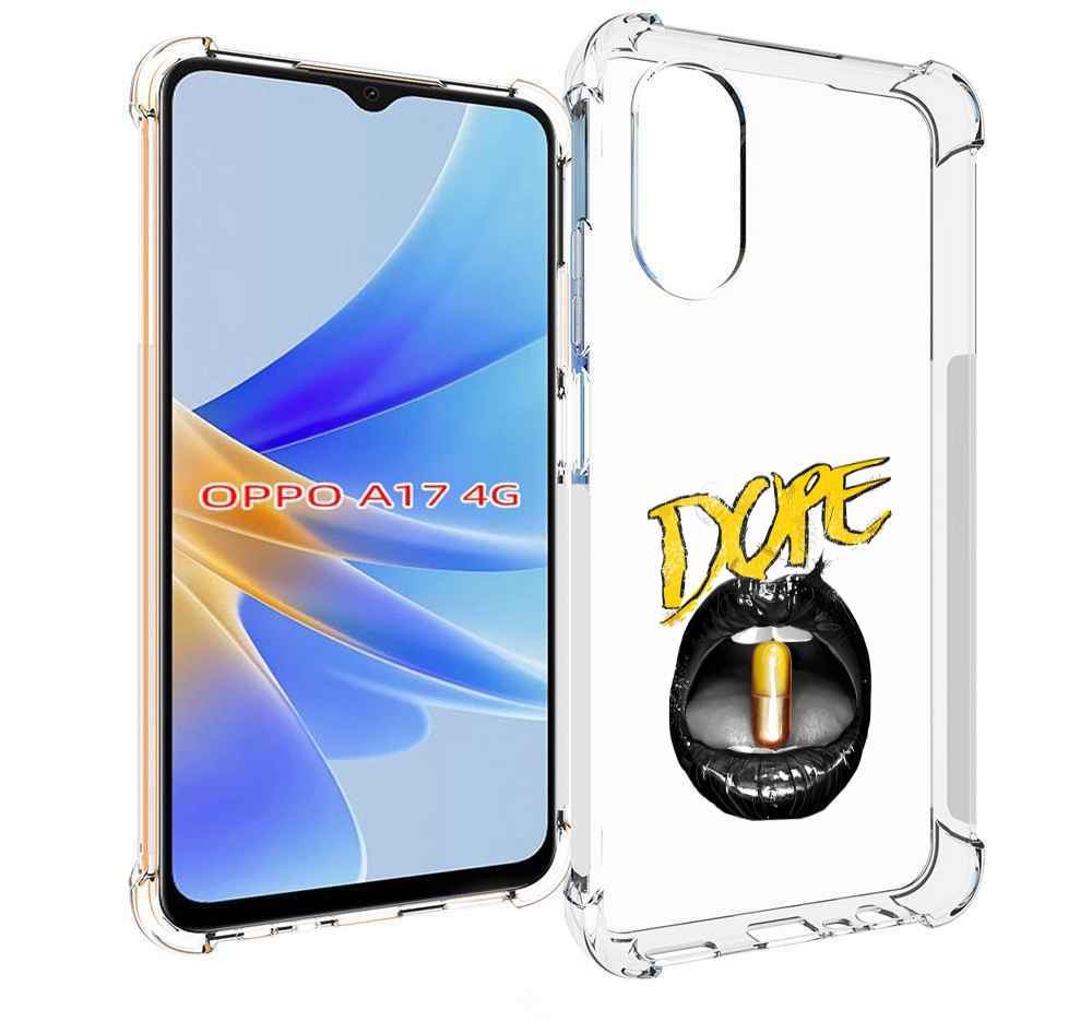 

Чехол MyPads губы для OPPO A17, Прозрачный, Tocco