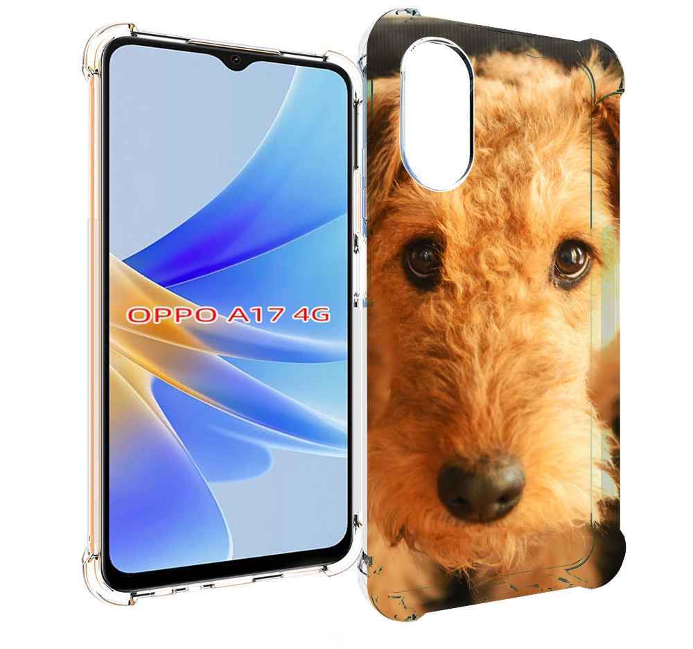 

Чехол MyPads эрдельтерьер для OPPO A17, Прозрачный, Tocco
