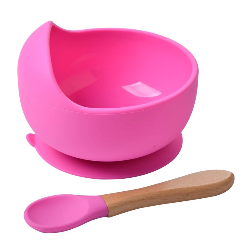 

Набор силиконовой посуды для детей DD&SiliconeSet 690DDМR, Миска и ложка