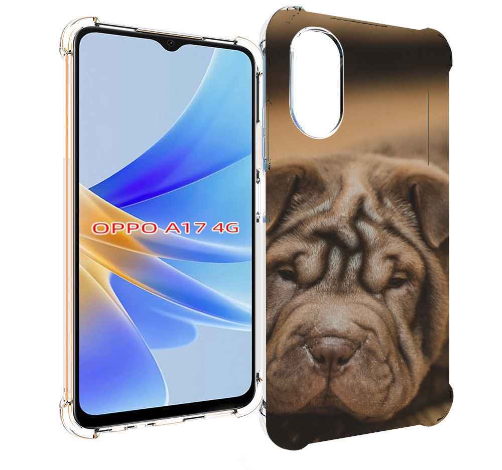 

Чехол MyPads шарпеи для OPPO A17, Прозрачный, Tocco