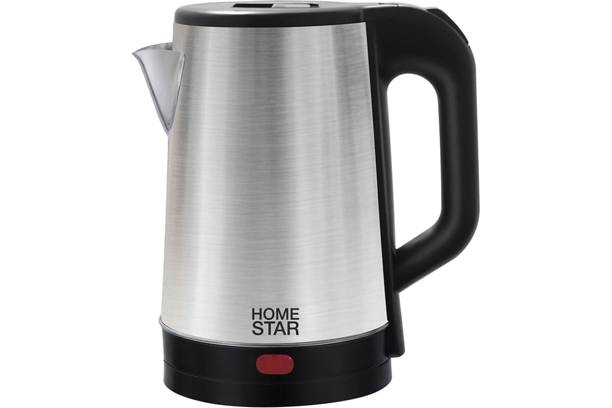 

Чайник электрический HomeStar HS-1041 1.8 л серебристый, черный, HS-1041