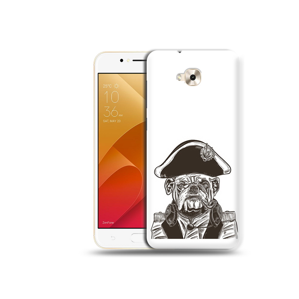 

Чехол MyPads Tocco для Asus ZenFone Live (ZB501KL) мопс генерал (PT109094.653.483), Tocco