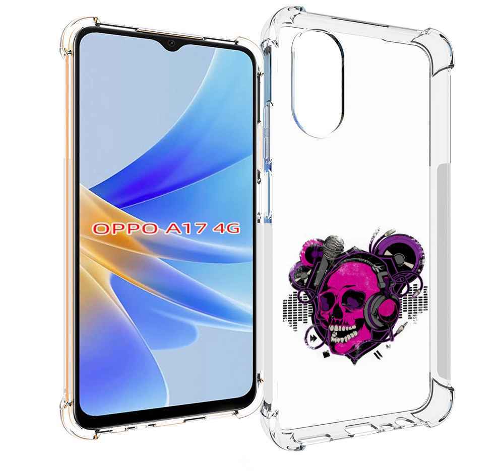 

Чехол MyPads череп 1 для OPPO A17, Прозрачный, Tocco