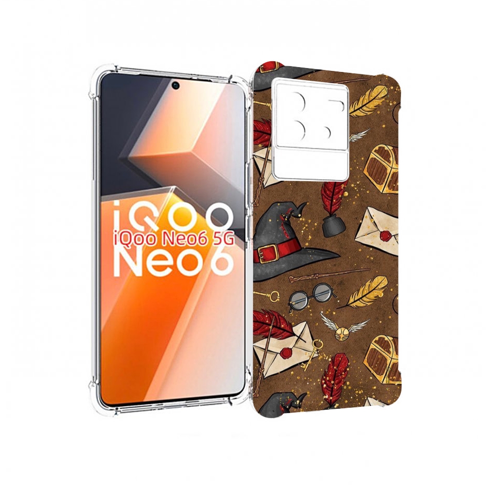 

Чехол MyPads гарри-поттер-вайб для Vivo iQoo Neo 6 5G, Прозрачный, Tocco