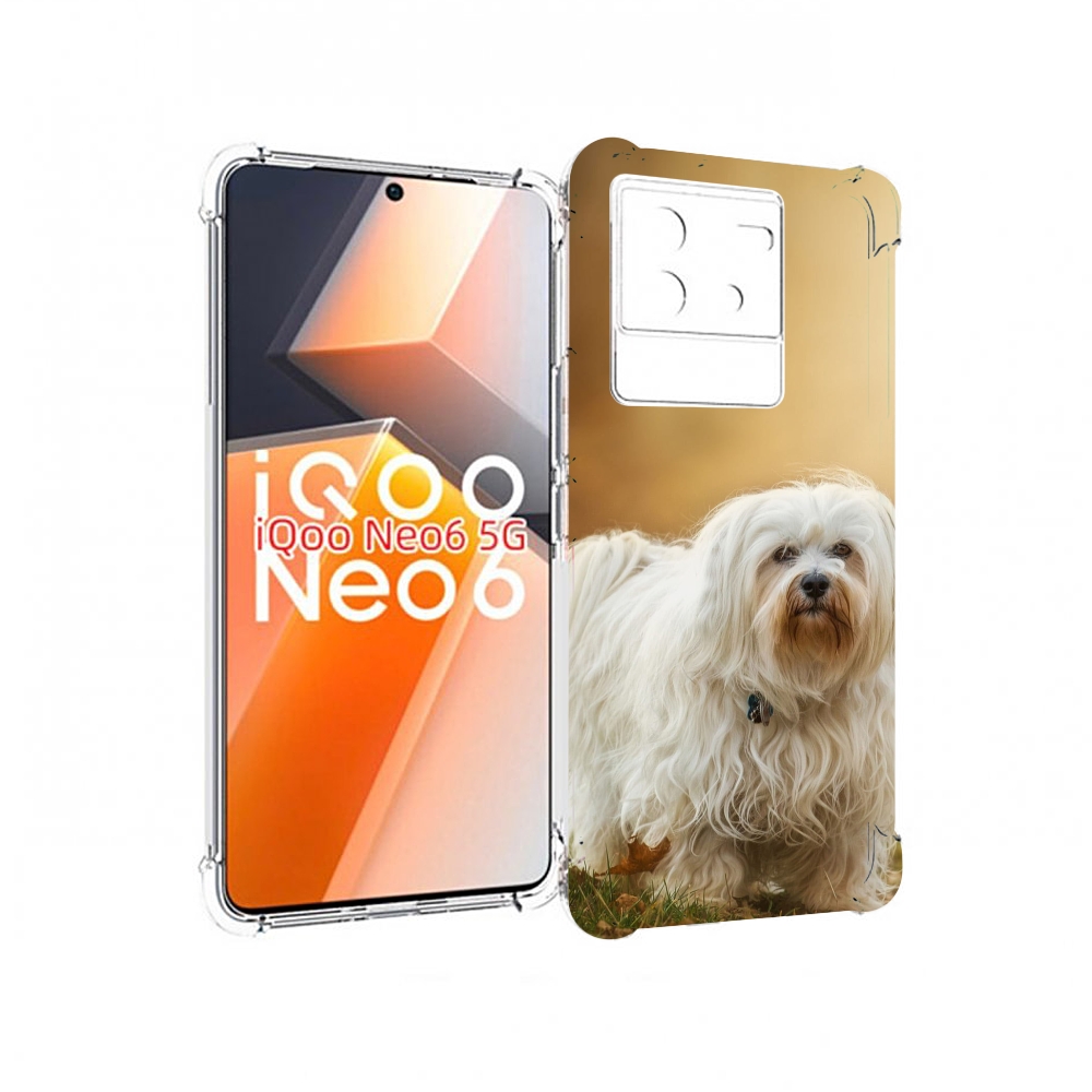 

Чехол MyPads гаванскии бишон для Vivo iQoo Neo 6 5G, Прозрачный, Tocco