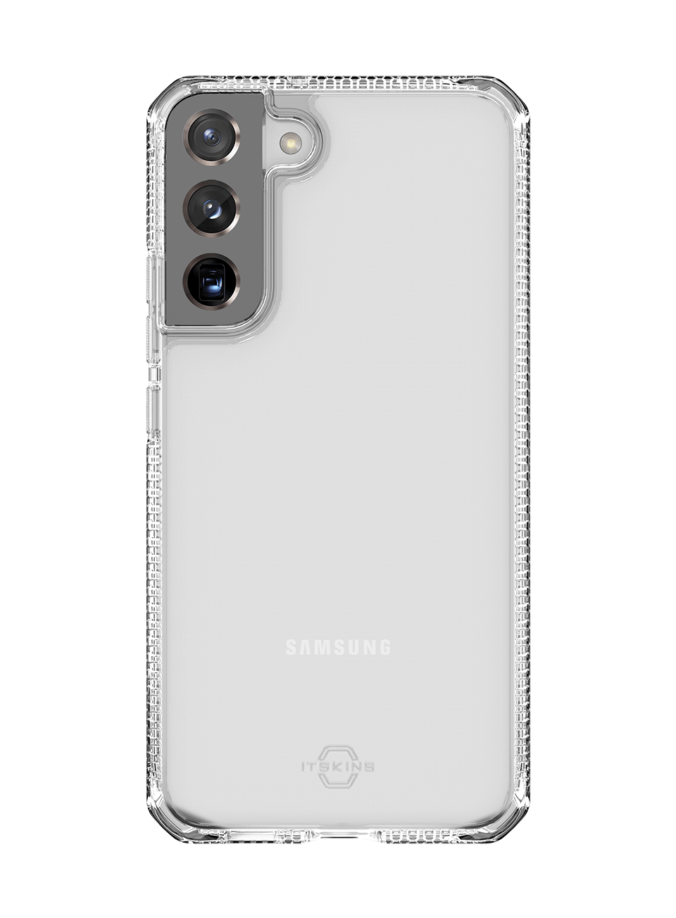 Чехол антибактериальный ITSKINS HYBRID CLEAR для Samsung Galaxy S22, прозрачный