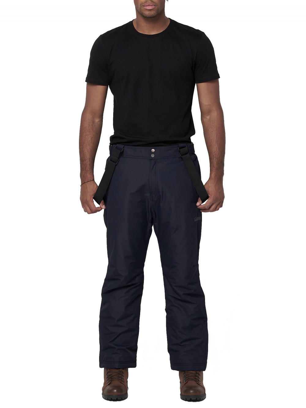 Полукомбинезон брюки горнолыжные мужские AD66414TS темно-синего цвета, 64