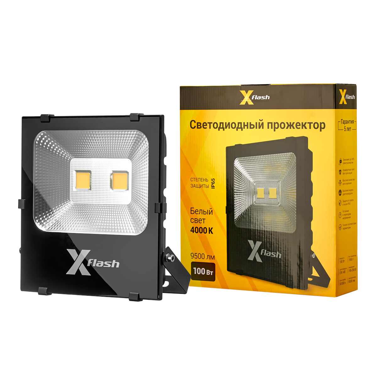 фото Прожектор led x-flash xf-fl-cob-100w-4000k