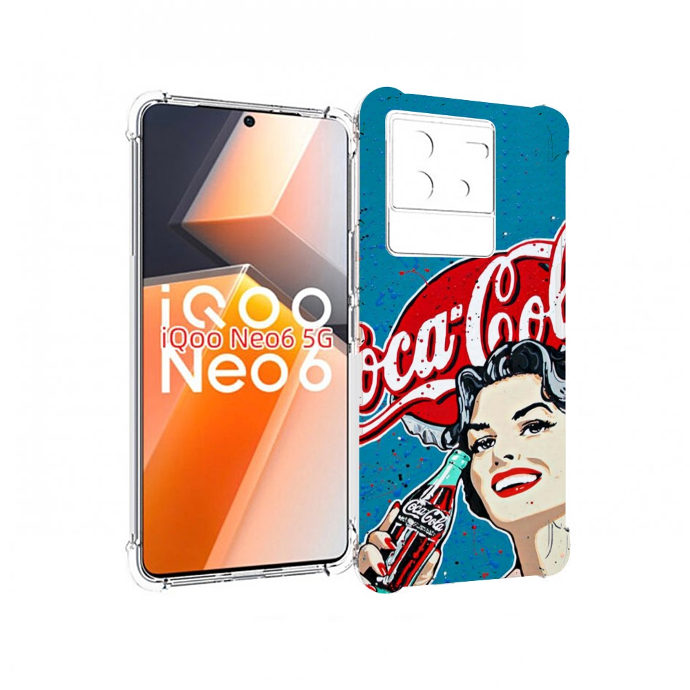 

Чехол MyPads вкусная кола картинка для Vivo iQoo Neo 6 5G, Прозрачный, Tocco