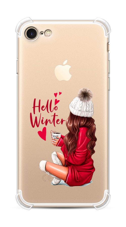 

Чехол Awog на Apple iPhone SE 2020 / Айфон SE 2020 "Hello winter", Разноцветный, 12451-1