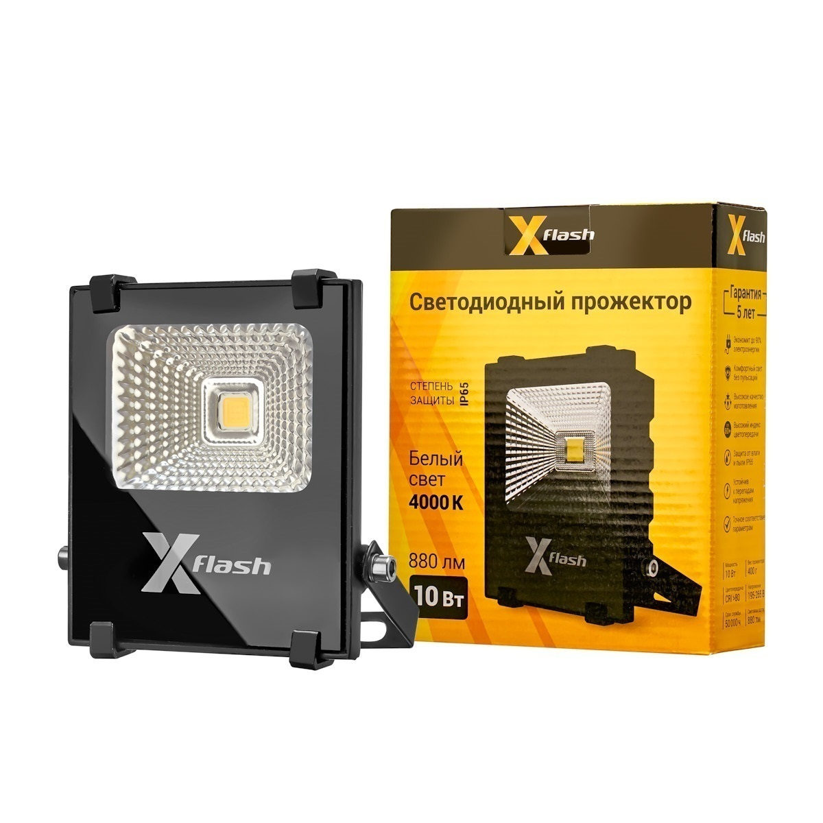 фото Прожектор led x-flash xf-fl-cob-10w-4000k