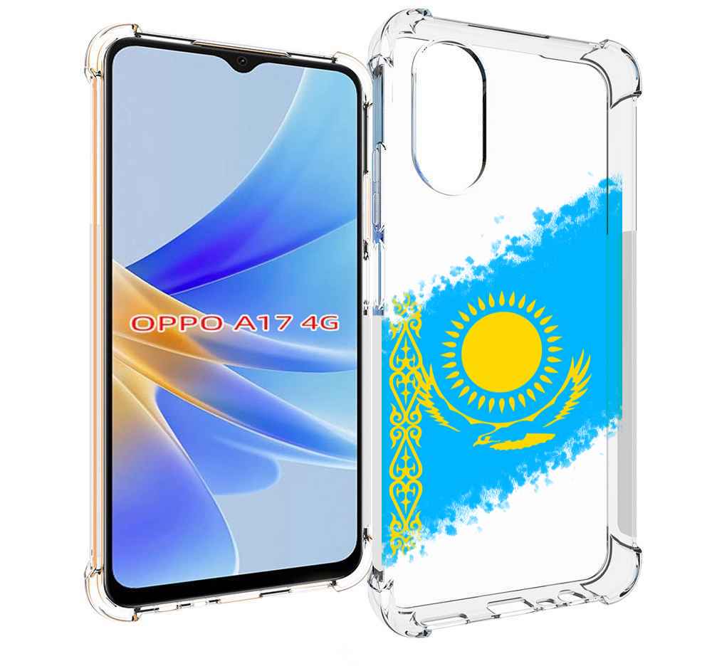 

Чехол MyPads флаг Казахстана для OPPO A17, Прозрачный, Tocco