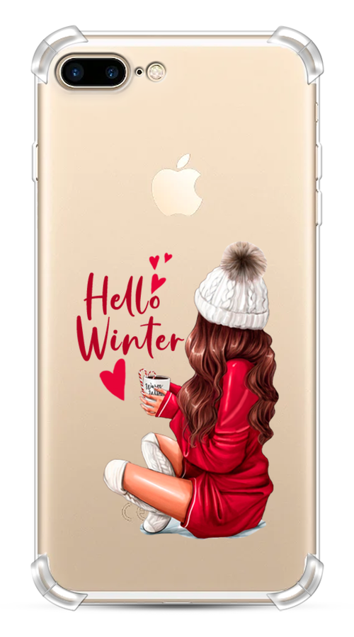 

Чехол Awog на Apple iPhone 8 Plus / Айфон 8 Plus "Hello winter", Разноцветный, 10951-1
