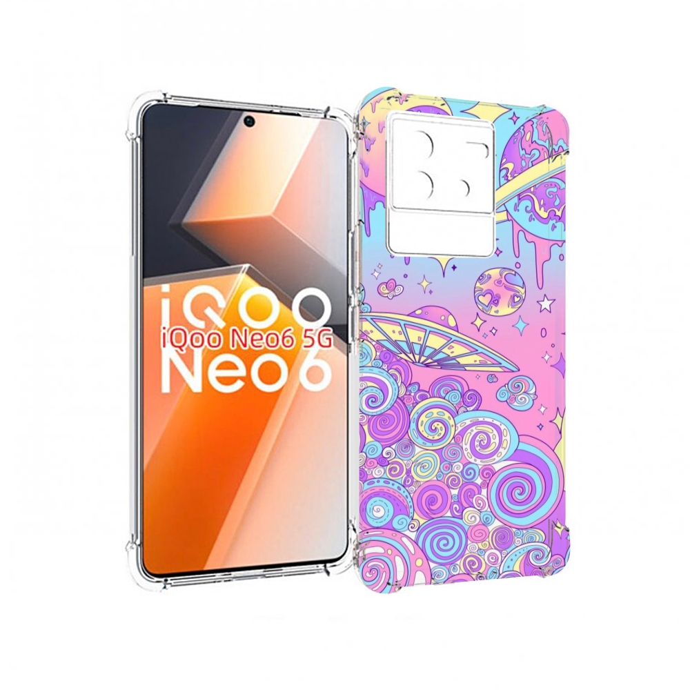 

Чехол MyPads ванильные планеты для Vivo iQoo Neo 6 5G, Прозрачный, Tocco