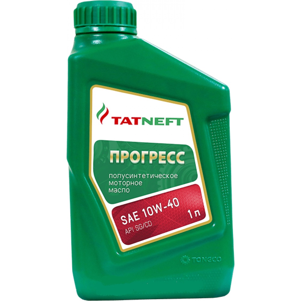 

Моторное масло TATNEFT полусинтетическое Прогресс 10W40 SH/SG/CD 1л