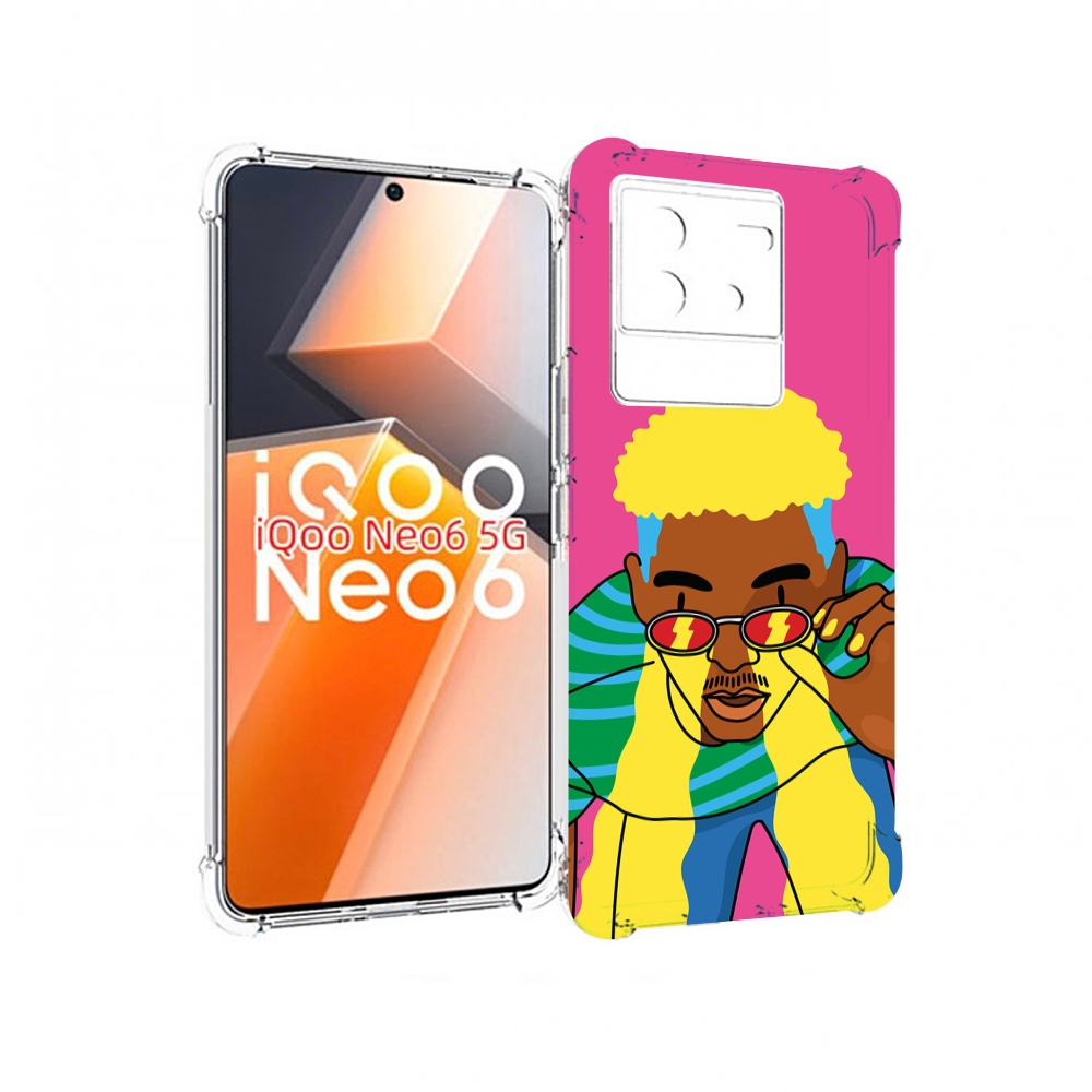 

Чехол MyPads бразилец для Vivo iQoo Neo 6 5G, Прозрачный, Tocco