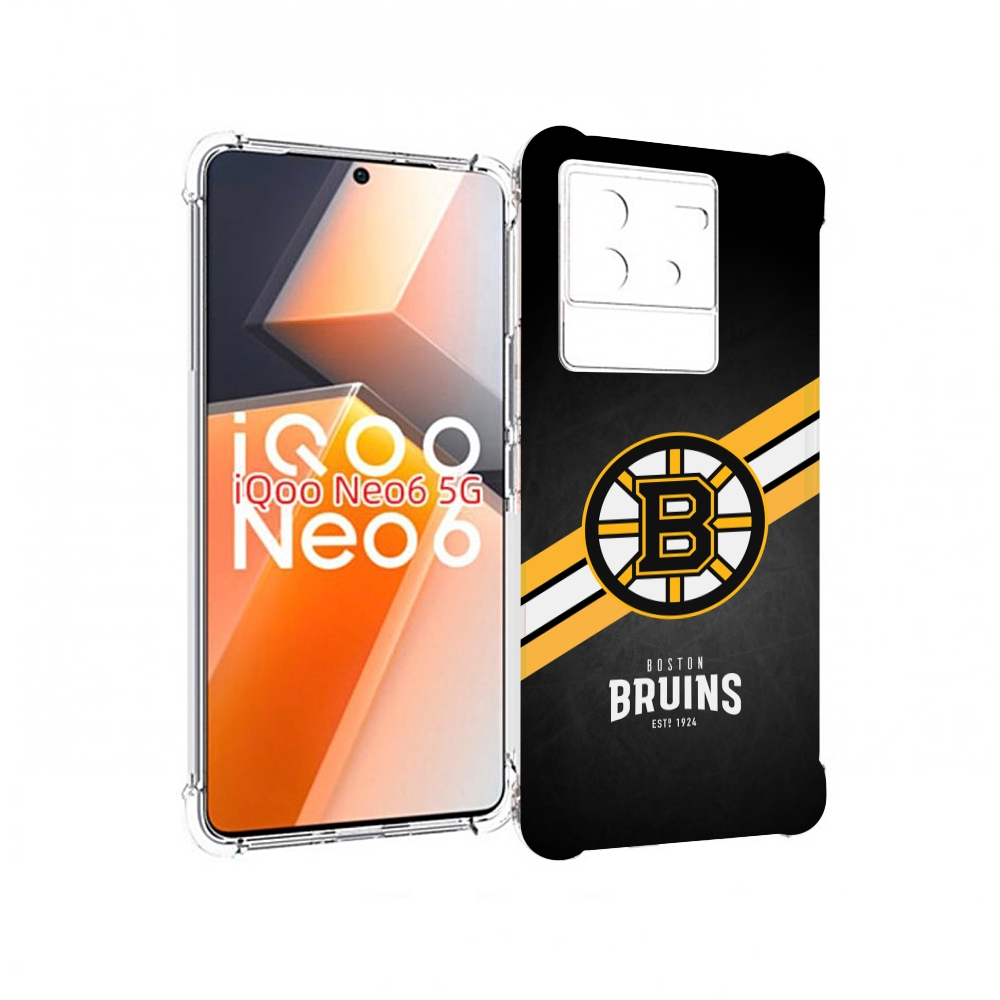 

Чехол MyPads бостон-брюингс мужской для Vivo iQoo Neo 6 5G, Прозрачный, Tocco