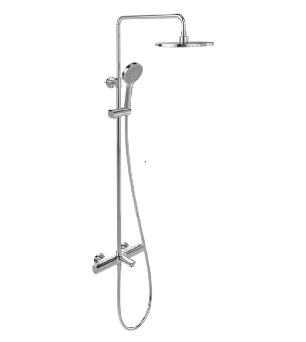 фото Душевая система villeroy & boch со смесителем для ванны, 3 режима, хром tvs00001500061