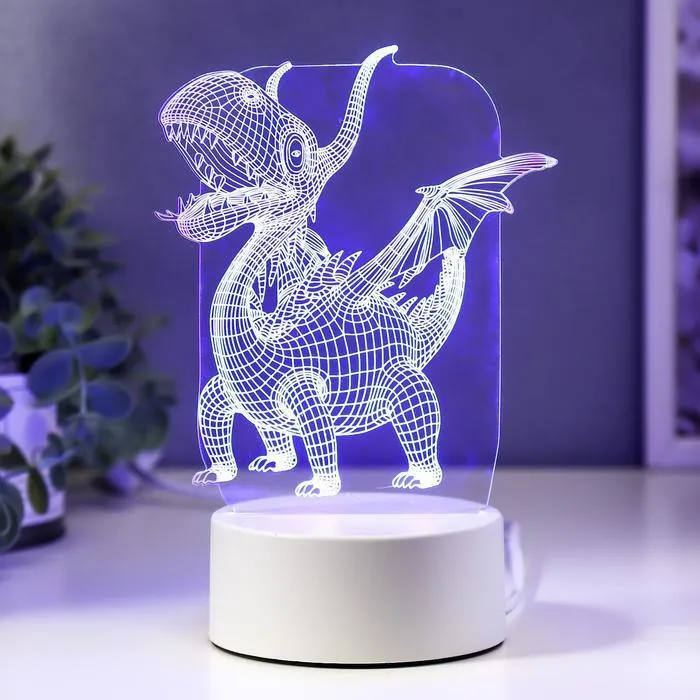 

Светильник Дракон LED RGB от сети