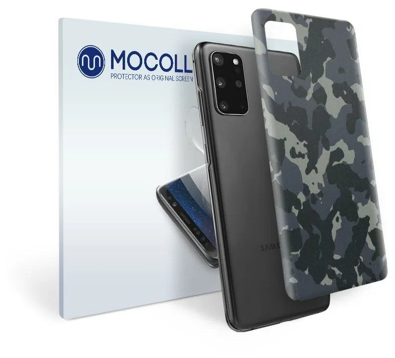 фото Защитная пленка mocoll для корпуса хаки (camouflage style black) черная