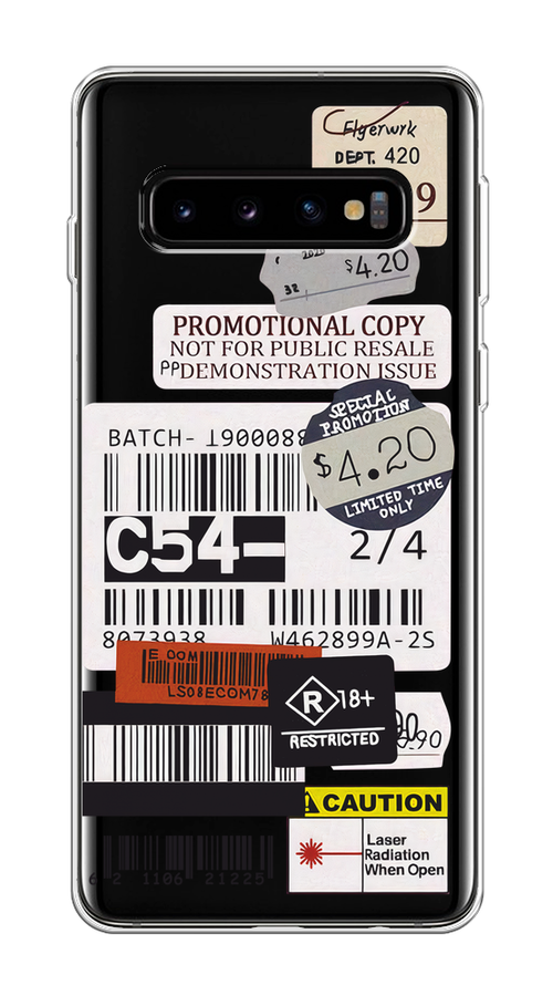 

Чехол на Samsung Galaxy S10 "Flight to Paris", Серый;бежевый, 27050-1