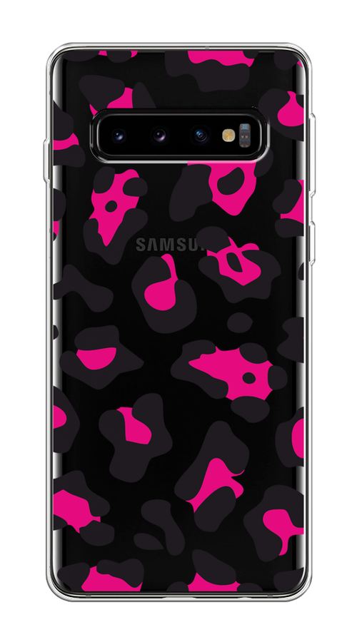 

Чехол на Samsung Galaxy S10 "Pink cow spots", Черный;розовый, 27050-1