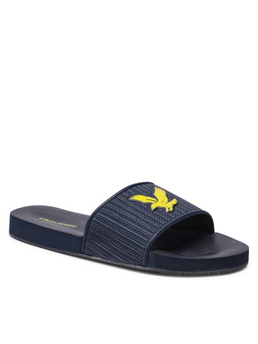 Сланцы мужские Lyle&Scott Easy Slide FW1407 синие 40 EU (доставка из-за рубежа)