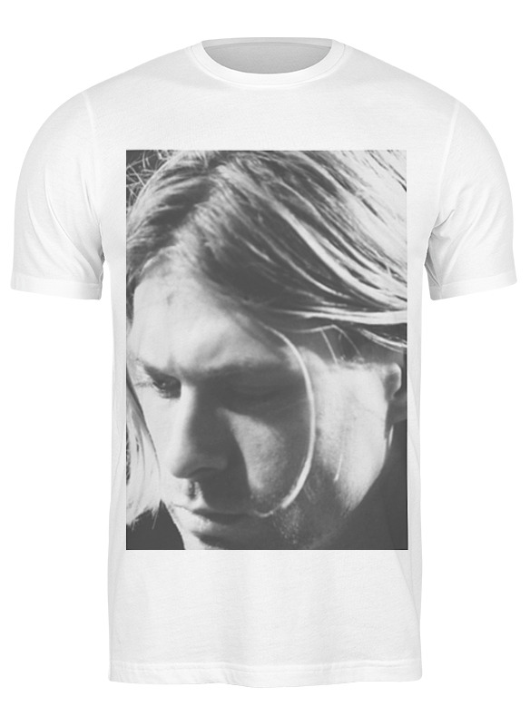 

Футболка мужская Printio Cobain белая 2XL, Белый, Cobain