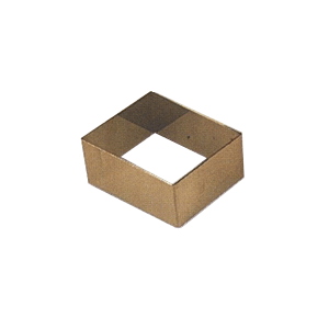 

Форма кондитерская Прямоугольник 6.1x5.1x3 см MATFER 4145479, Серебристый