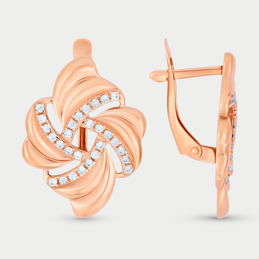 

Серьги из золота с фианитом GOLD CENTER 20968, 20968