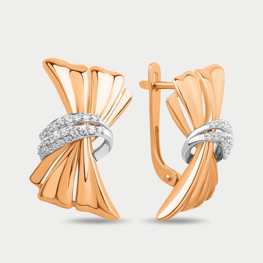

Серьги из золота с фианитом GOLD CENTER 024252-1102, 024252-1102