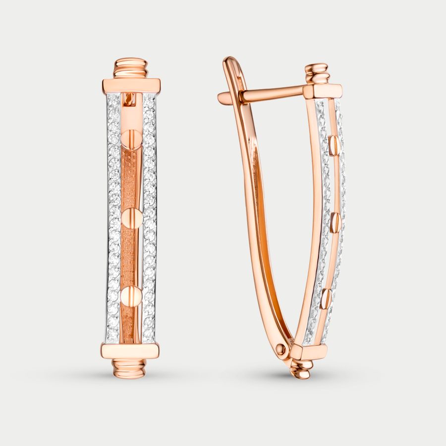 

Серьги из золота с фианитом GOLD CENTER С4839, С4839
