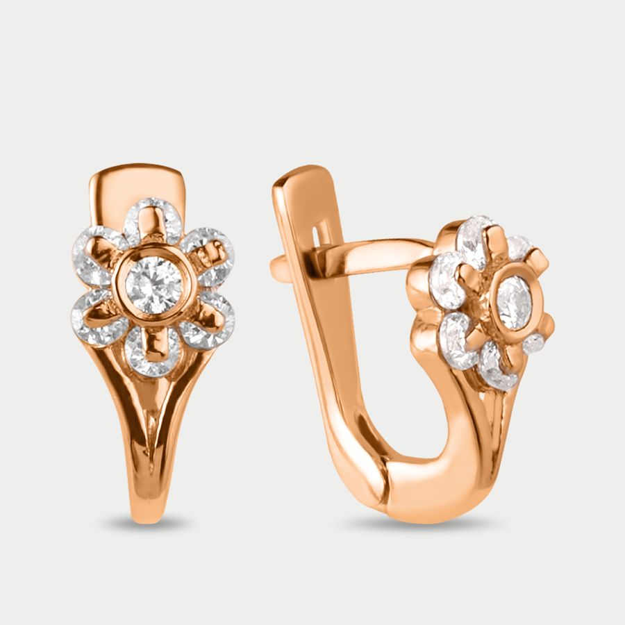 

Серьги из золота с фианитом GOLD CENTER 11179, 11179