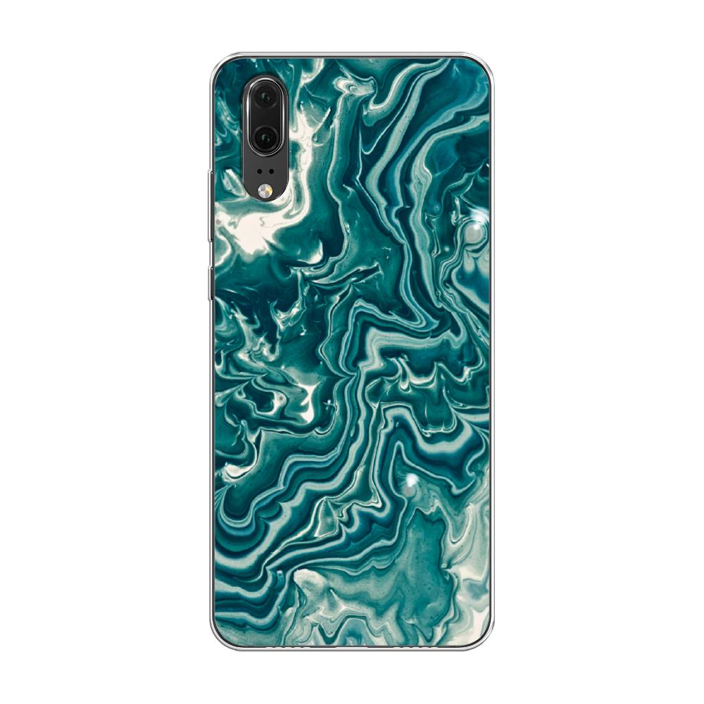 

Чехол Awog на Huawei P20 "Минералы 4", Голубой, 64350-3