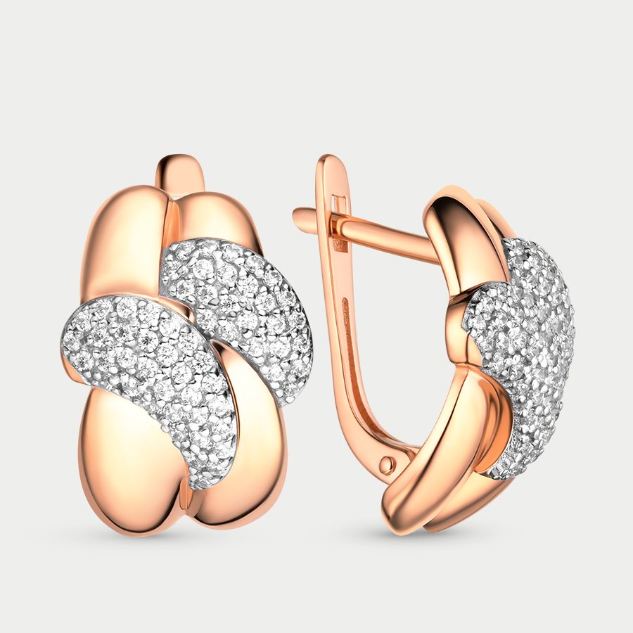 

Серьги из золота с фианитом GOLD CENTER 40236100, 40236100