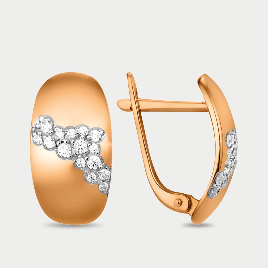 

Серьги из золота с фианитом GOLD CENTER 40181500, 40181500