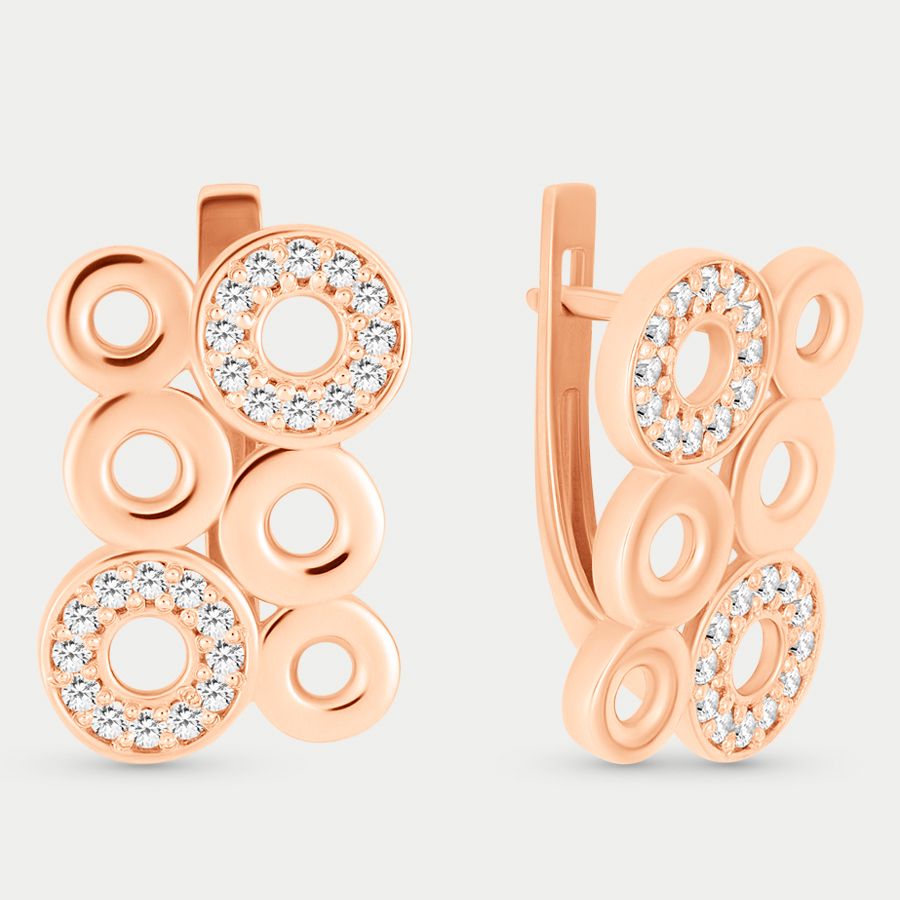 

Серьги из золота с фианитом GOLD CENTER 73501, 73501