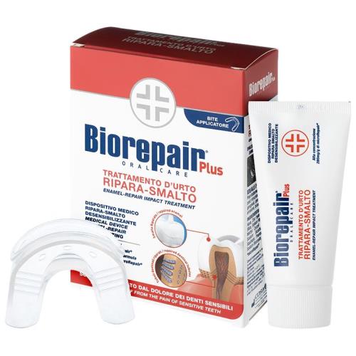 Зубная паста Biorepair plus д/сниж чувствит и восстан эмали + капа 50мл капа ложка dual arch tray для аппликаций small 1 шт